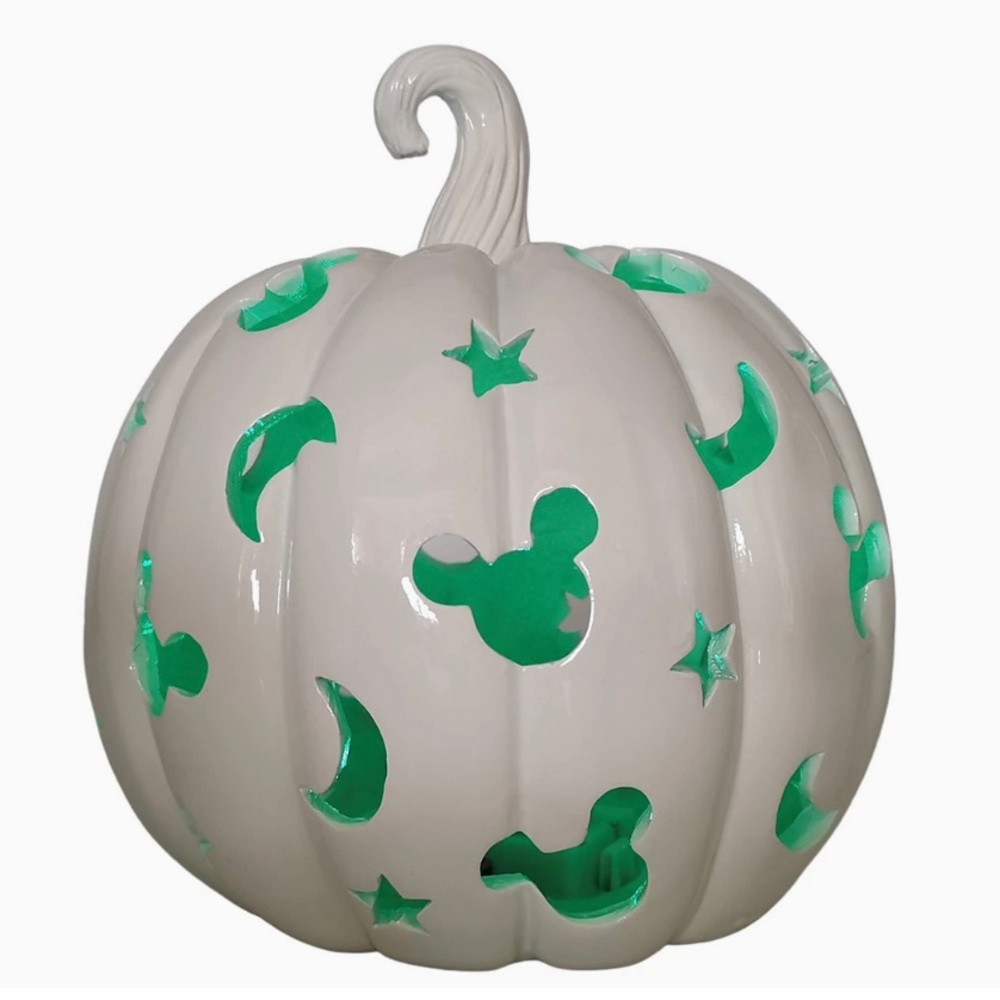 Disney's Mickey Mouse Faux White Pumpkin LED Table Decor
